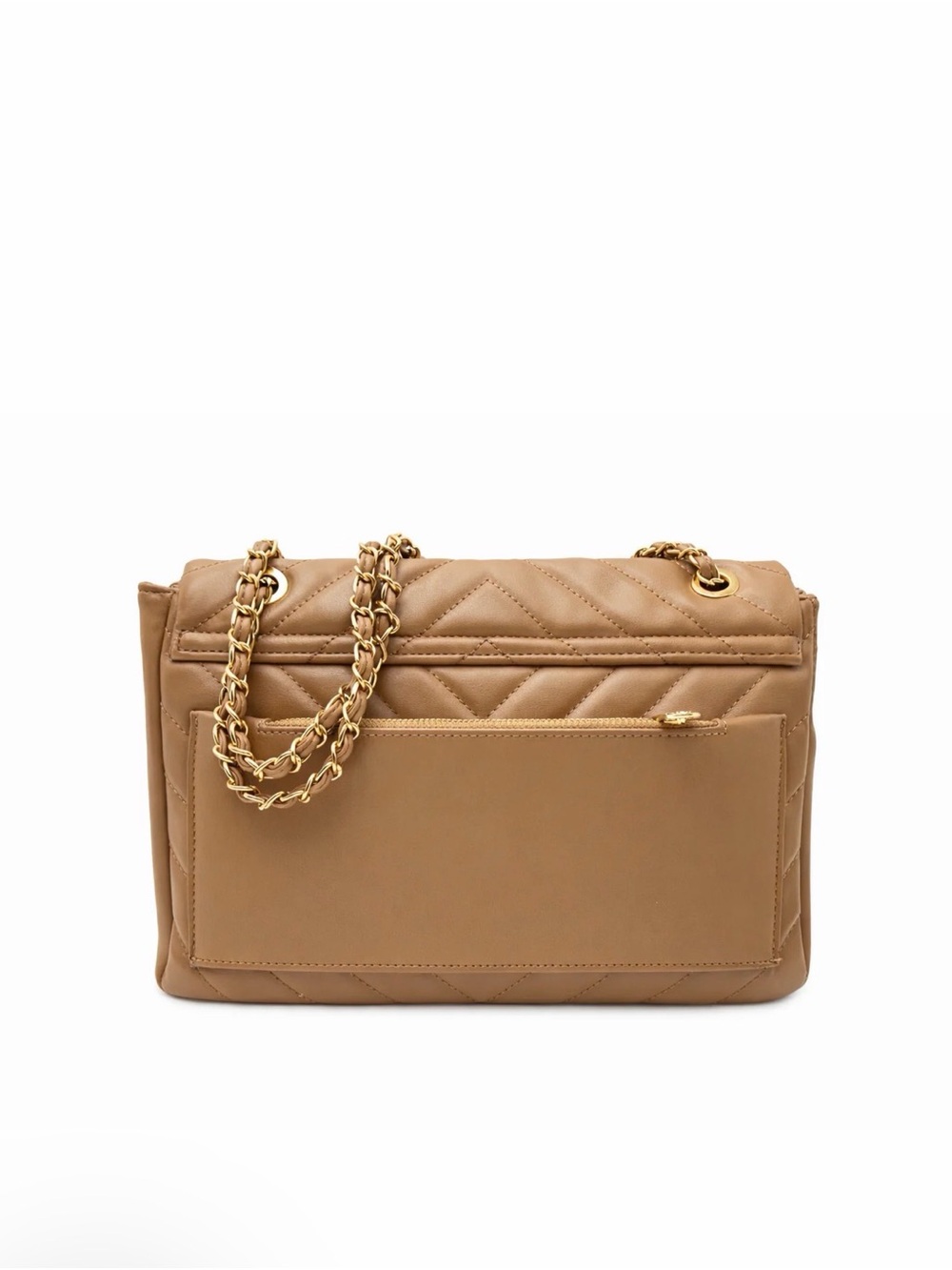 Valentino Orlandi Taupe Angel Crossbody/Shoulder Bag with Gold Chain NWT! - Picture 2 of 3